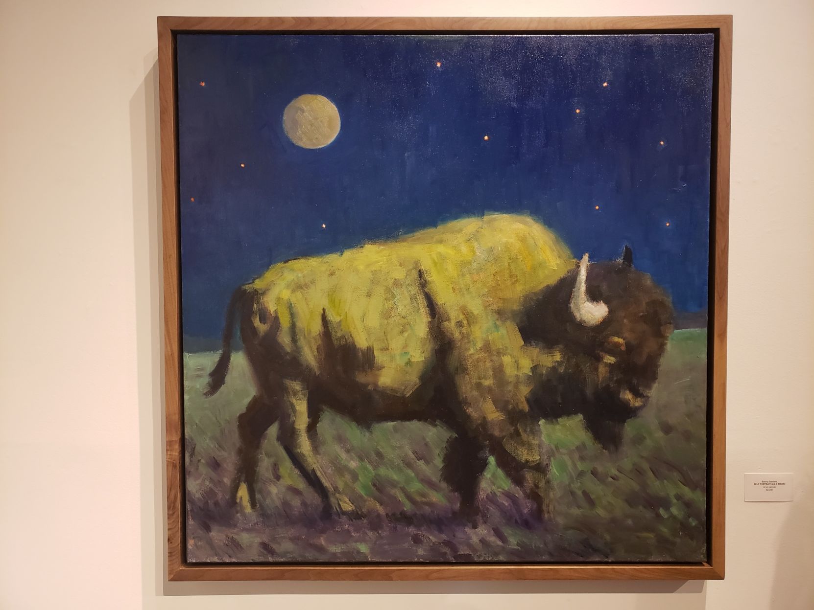 Self-Portrait (as a Bison) by Benny Sanders